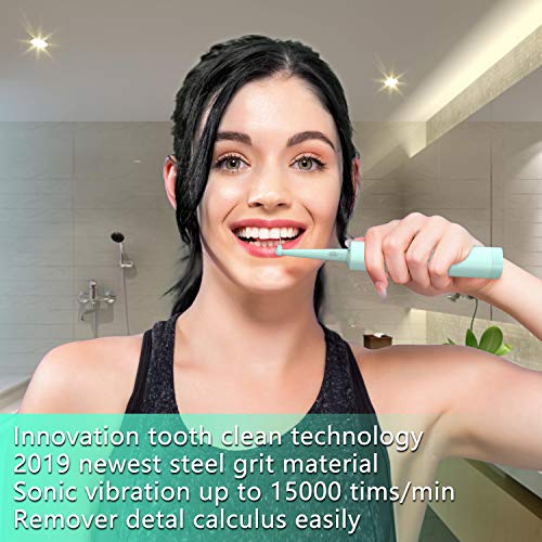 ATYIME Electric Plaque Remover Tartar Removal, Steel Grit Teeth