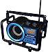 Sangean BB-100SE AM/FM/BLUETOOTH/Aux-in/Ultra Rugged Rechargeable Digital Tuning Radio (Black/Blue) Special Edition