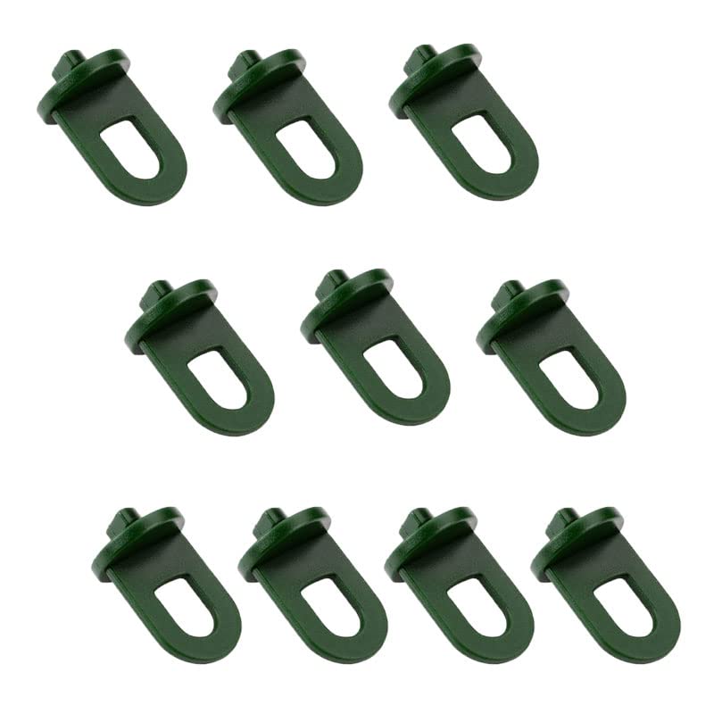 zalati Greenhouse Twist Clips, 10pcs Greenhouse Hooks Hanger Planter Clips Accessories for Aluminium Greenhouse Insulation