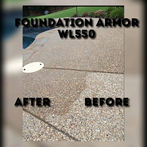 Armor WL550 1 GAL Matte Wet Look Sealer for Concrete, Brick, Pavers, and Stone