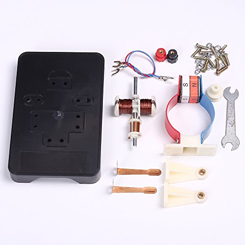 Icstation DIY Simple DC Electric Motor Model Assemble Kit for Kids Science Educational Tos