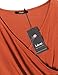Laksmi Elegant Dresses, Womens Casual Dress A Line Cap Sleeve V Neck Medium, Orange