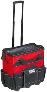 Sealey AP512 Heavy Duty 450mm Wheeled Tool Storage Bag with Multiple Pockets view 4