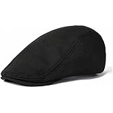 Manfnee Men's Newsboy Cap Flat Cap Gatsby Newsboy Lvy Irish Hats Driving Cabbie Hunting Cap