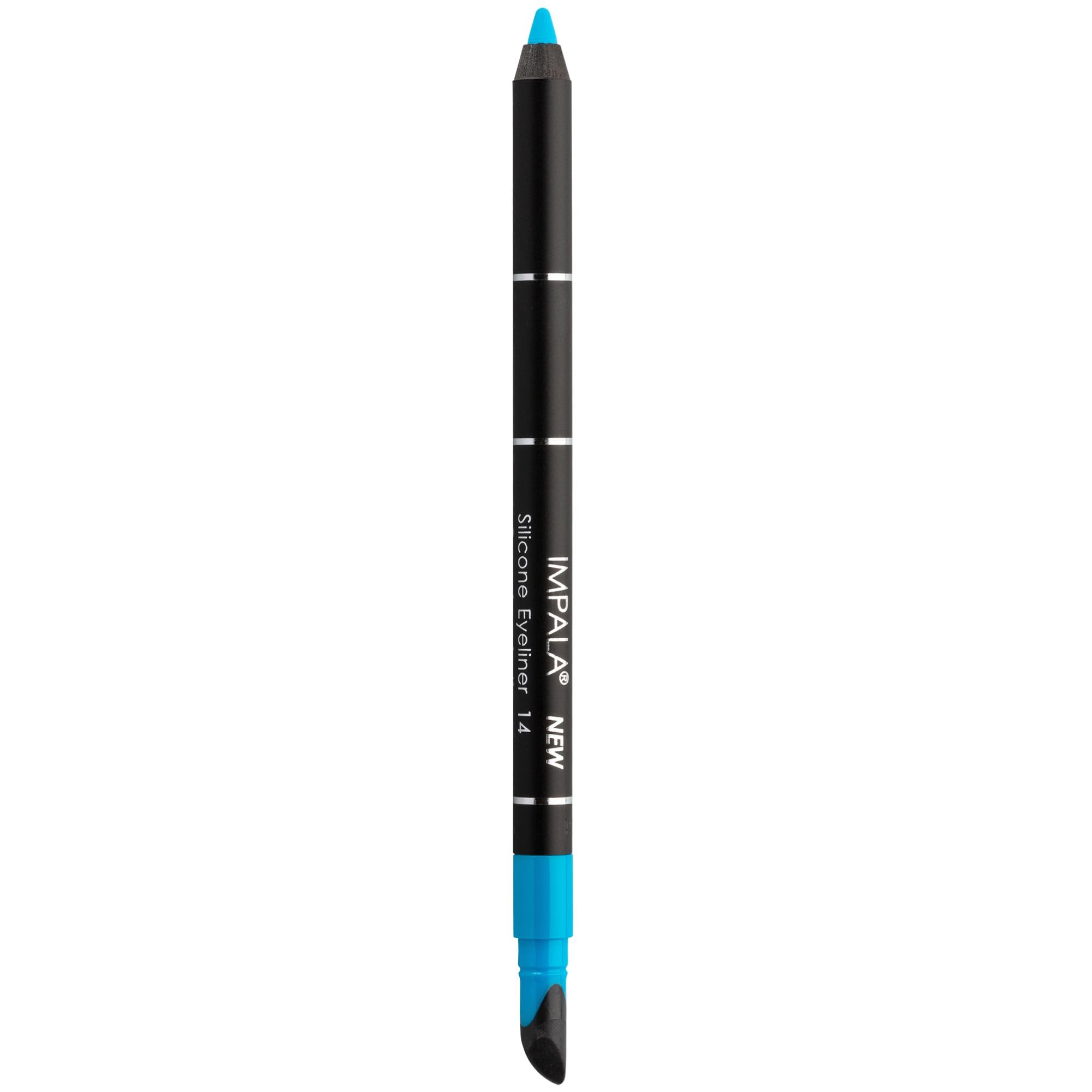 IMPALA | Waterproof Eyeliner with Silicone, Matte Light Blue Color No. 14 | Defined Line or Smudged Effect | Easy-to-Apply Creamy Texture | Intense, Long-Lasting, and Water-Resistant Color