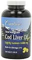 Carlson Lightly Lemon Cod Liver Oil 1000mg, 300 Softgels (Pack of 3) , Carlson-ukey
