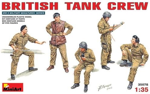 Mini Art Plastics British Tank Crew