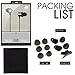 GEVO Noise Isolating in-Ear Headphones with Mic, Stereo Bass Earbuds, Sports Headphones with Ear Fins, Secure Fit for Exercises Like Running, Jogging, Gym in Ear Earbuds(Gray-Black)
