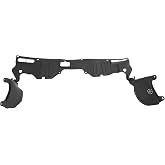 ALMULOO Engine Splash Shield Compatible with 2006-2011 Civic | Front; Compatible with 2006-2011 Honda Civic Sedan Coupe; Replacement for 74111SNAA00 HO1228112 Plastic