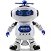 KIDSTHRILL Dancing Robot –Musical and Colorful Flashing Lights Kids Fun Toy Figure – Spins and Side Steps