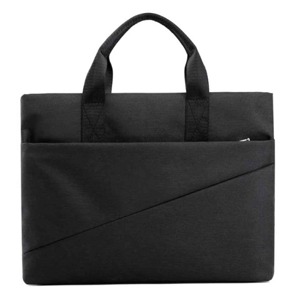 A4 Document Organizer Tote Bag Laptop Briefcase - Waterproof iPad Files Storage and Business Handbag