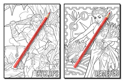 Download Greek Mythology An Adult Coloring Book With Powerful Greek Gods Beautiful Greek Goddesses Mythological Creatures And The Legendary Heroes Of Ancient Greece Fantasy Coloring Books For Adults Pricepulse