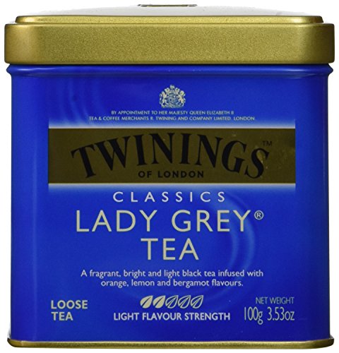 Twinings Lady Grey Tea - 3.53 oz. Loose Tea Tin