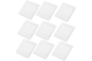 100pcs Weighing Dish Plastic Trays Small Weighing Trays Reusable Pans Leather Disk Diamond