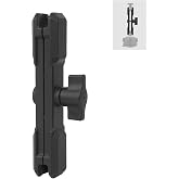 Mechrig Double Socket Arm,Extension Arm Compatible with RAM Mounts Any B Size 1" Ball Head Components &amp; Bike Motorcycle Car Phone Mount Holder with 1'' Ball Adapter, Aluminum Alloy Long 5.9", 75003