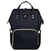 Land Diaper Bag Backpack for Baby Boys and Girls Travel Maternity Nappy Bag for Mom and Dad,Black