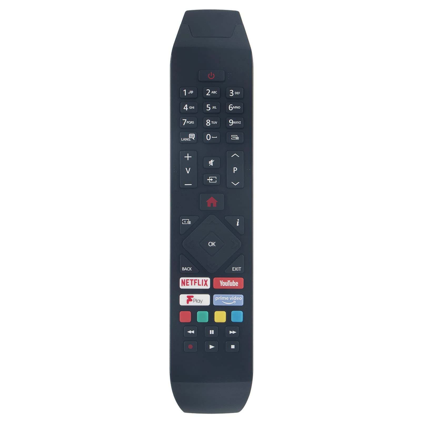 ALLIMITY RC43141 RC43141P Remote Control Replace fit for Hitachi 43HK25T74U 50HB26T72U 32HB26T61U 43HB26T72U 24HB21J65U 32HB26J61U-A 24HB21T65U 32HB26T61U-A 50HK25T74U 50HB26T72U-A 55HK25T74U