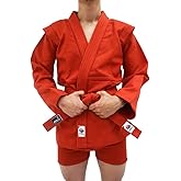STELS Sambo Jacket - European Martial Arts Clothes - 100% Cotton FIAS Certified - Sambo Self Defense Martial Arts Uniform