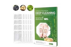 20pcs Bamboo Foot Patch/Natural Deep Cleansing Foot Patch for Men and Women/Powder Foot Pads for Healthy Feet