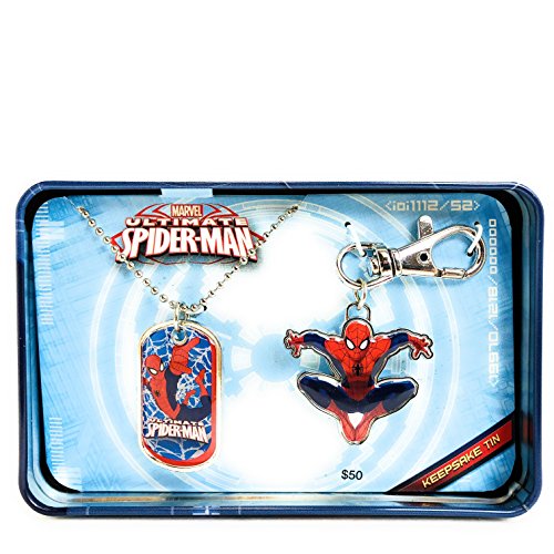 Spiderman Keychain and Dogtag Collectors Set for Kids
