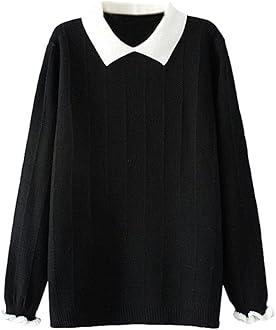 Sweatshirt with white collar Clearance