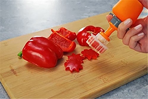 Dolland Plastic Cake Cookie Vegetable Fruit Shape Cutter Slicer Veggie Mold Set DIY Kitchen Tools - Thumbnail 3