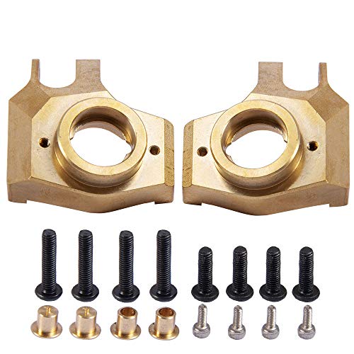 Benedict Harry Brass Heavy Duty Front Steering Knuckle for 1/10 RC Axial SCX10 II 90046 48g/pc - Thumbnail 4