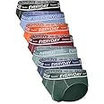 Separatec Men's Underwear Briefs with Dual Pouch,Covered Waistband,Tagless,Soft&Breathable Cotton Underwear for man,7-Pack