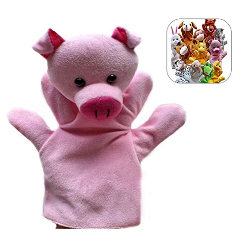 Vinmax Funny Hand Puppets For Kids Plush Hand Puppets For Cartoon Hand Puppets, 1PC （Random style）