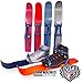 TEAM MAGNUS Snow skis for Kids as Used by USA Nordic & Ski Jumping Federation - Adjust to All Boot Sizes for Skills & Fun