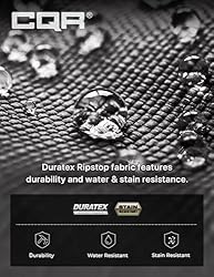 CQR Men's Ripstop Work Pants, Water Resistant