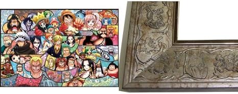 1000ピース アートクリスタルジグソー ワンピース 新世界大冒険 50x75cm ワンピース専用フレーム付 おもちゃ おもちゃ Amazon