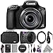 Canon PowerShot SX60 HS Digital Camera w/Essential Photo and Travel Bundle – Includes: Altura Photo Shoulder Bag, UV-CPL-ND4, 67mm Lens Adapter Ring, Camera Cleaning Set