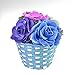 DRESHOW 16 Pcs Rose Hair Clip Flower Bridal Hair Pins Rose Brooch Floral Clips Head Ornament Wedding Hair Accessories Flamenco Dancer Hair Clip for Women Girls