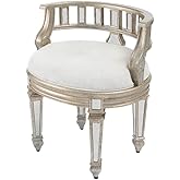 Butler Specialty Company Rebecca Mirrored 21" W Vanity Stool