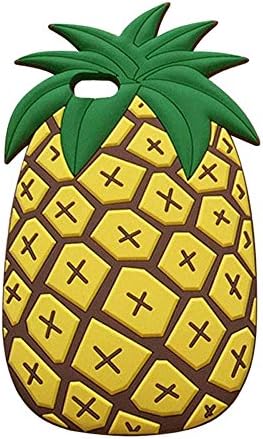 New Cute Green Plant Golden Pineapple Soft Silicone Phone Case Shell For IPhone 6Plus / 6sPlus