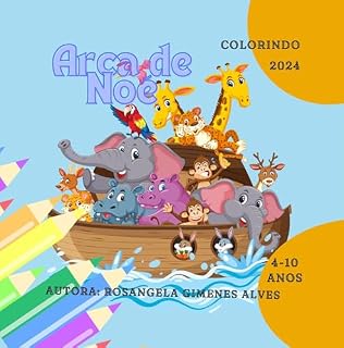 Livro Arca de Noé colorindo