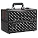 Yaheetech Profession Makeup Train Case - Travel Makeup Box Cosmetic Case Jewelry Organizer Box Portable Lockable Cosmetic Box Premium Beauty Cosmetic Storage Box with Adjustable Dividers