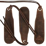 Leather Bookmark Handmade - Genuine Leather Book Marks - Perfect Bookmark for Men Women and Kids | Great Idea for Leather Gifts for Bookworms Writers Relatives and Friends (3 Bookmarks)