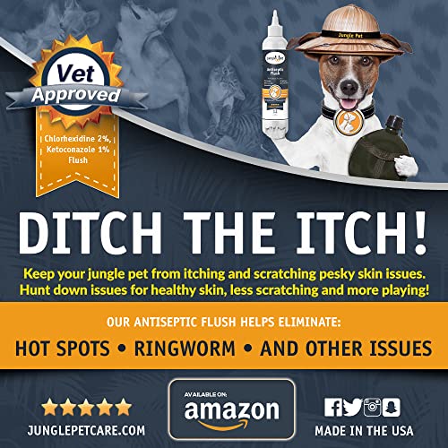 Jungle Pet Antiseptic Flush Pet Wound Care Dog Skin Irritation