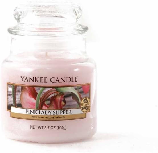 Amazon.com: Pink Lady Slipper - 3.7 Oz Small Jar Yankee Candle: Home