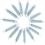 Upper Bounce Trampoline Springs, Heavy-Duty Galvanized 3/4-Inch Coil, Set of 15 (spring size measures from hook to hook)
