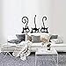 ROUSHUN Boger Adhesive Cute Cartoon Cat Wall Stickers Bedroom Livingroom Wall Decals Home Wall DIY Decors