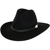 Outback Trading Company Men's 1307 Shy Game Water-Repellent Crushable UPF 50 Australian Wool Western Cowboy Hat