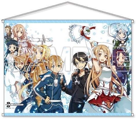 Amazon 限定 ソードアートオンライン 電撃文庫 春の祭典 16 B2タペストリー キリト アスナ アリス ユージオ アリス アリシゼーション アニメ 萌えグッズ 通販