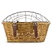 Rear Mount Willow Bicycle Basket with Safety Cage – Hand Crafted By Beach and Dog Co (Myrtle Beach)thumb 1