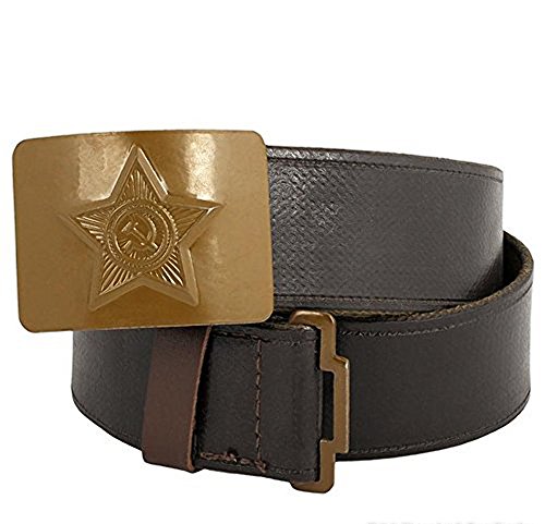 Soviet army soldier canvas faux leather belt with green…