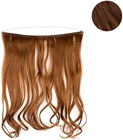 Full Extensions 18" Easy To Use Synthetic Headband Extensions (Medium Brown)