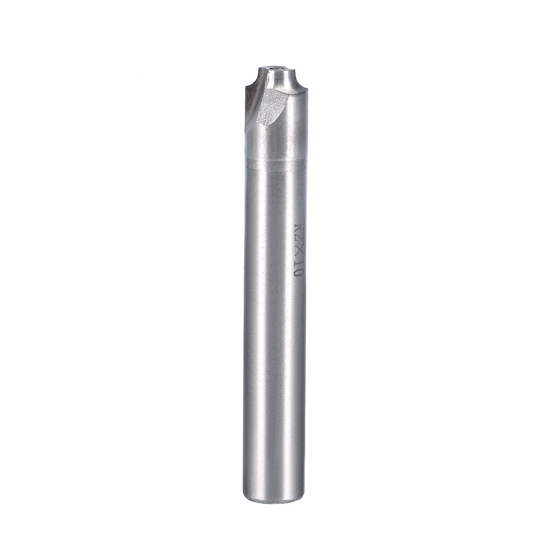 sourcingmap HSS-AL Corner Rounding End Mill Cutter 2 Flute with 2mm Radius, 10mm Shank