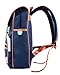 SmileDay Vintage Flap Bookbag College Backpack | Fits 15.4